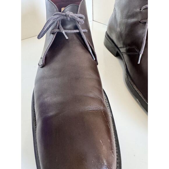 Bachrach Brown Genuine Leather Boots, Size 14, 48-05 - Picture 2 of 16